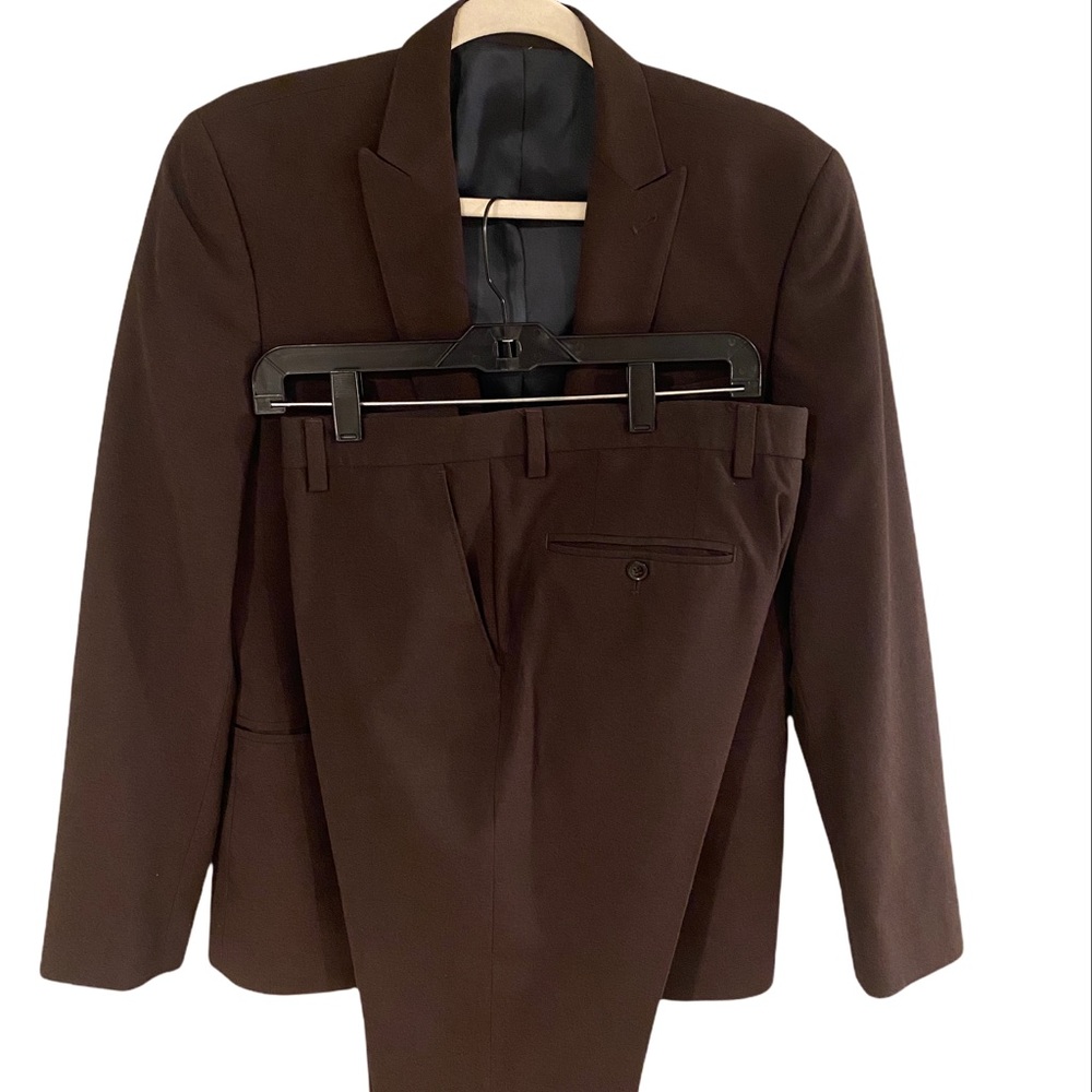 NEXT Tailoring Plum Suit Set. 38R Jacket 34R Pant